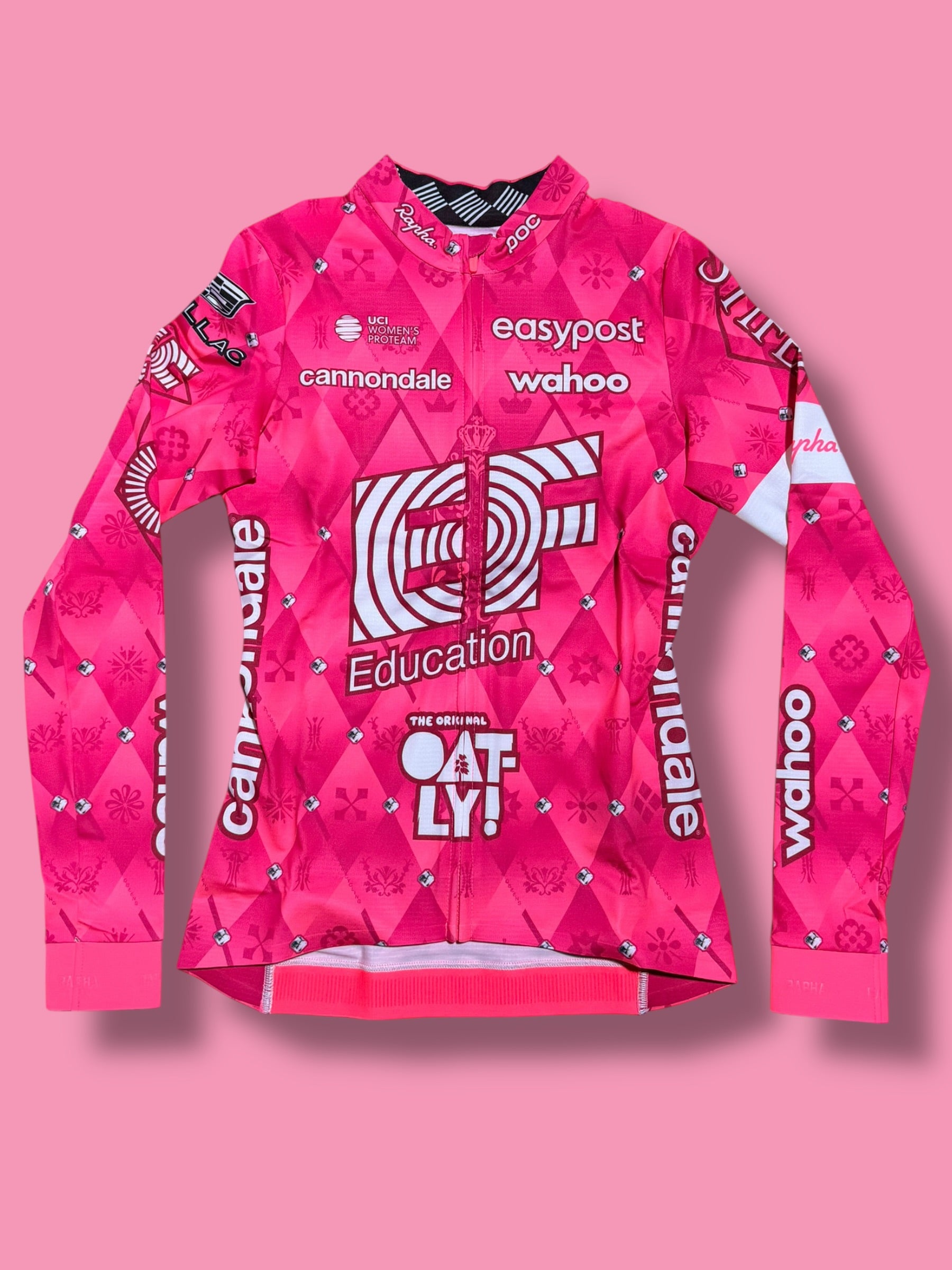 Womens Long Sleeve Pro Team Midweight Jersey|Rapha |EF Education First|Cycling