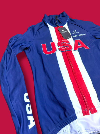Thermal Winter Long Sleeve Jersey|USA Cycling|Cuore Pro Cycling Kit