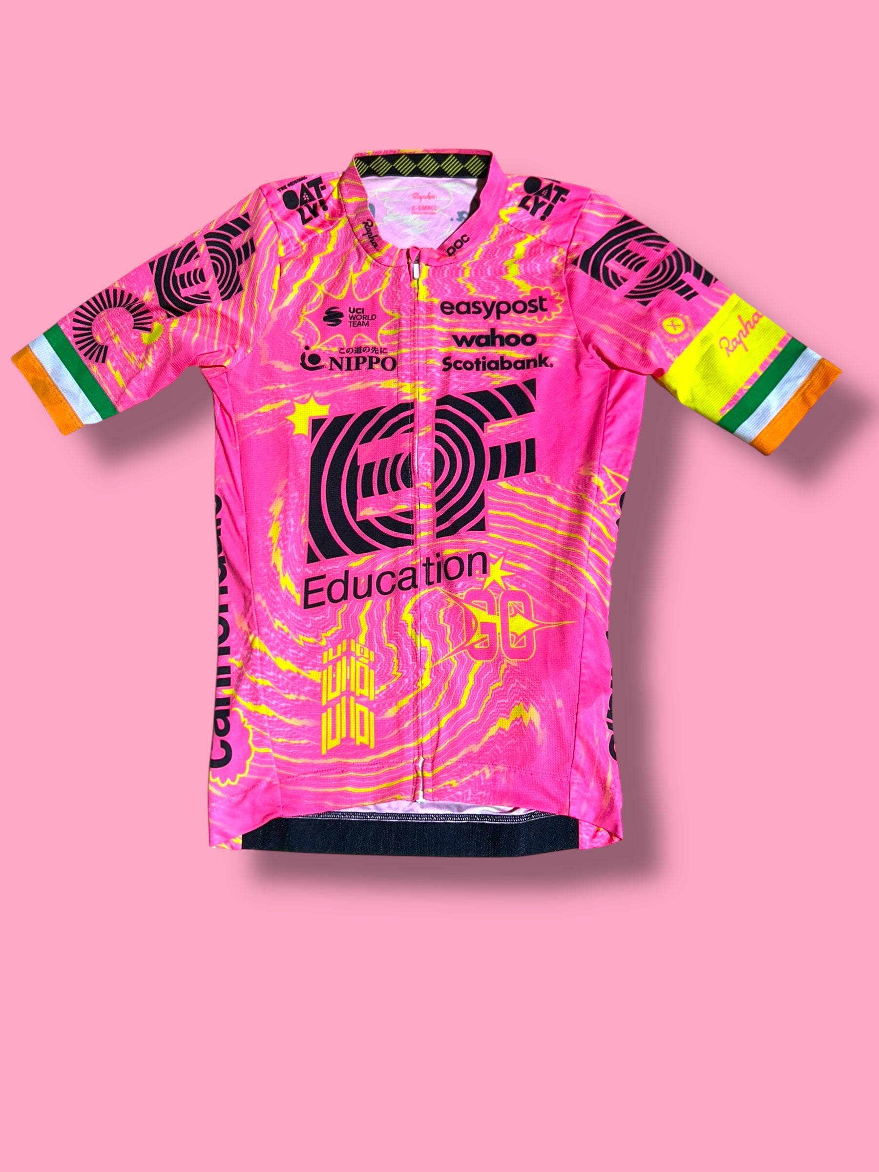 Short Sleeve Pro Team Jersey Ireland Irish Champion |  Rapha Pro Team |  EF Education First  | Pro Cycling Kit