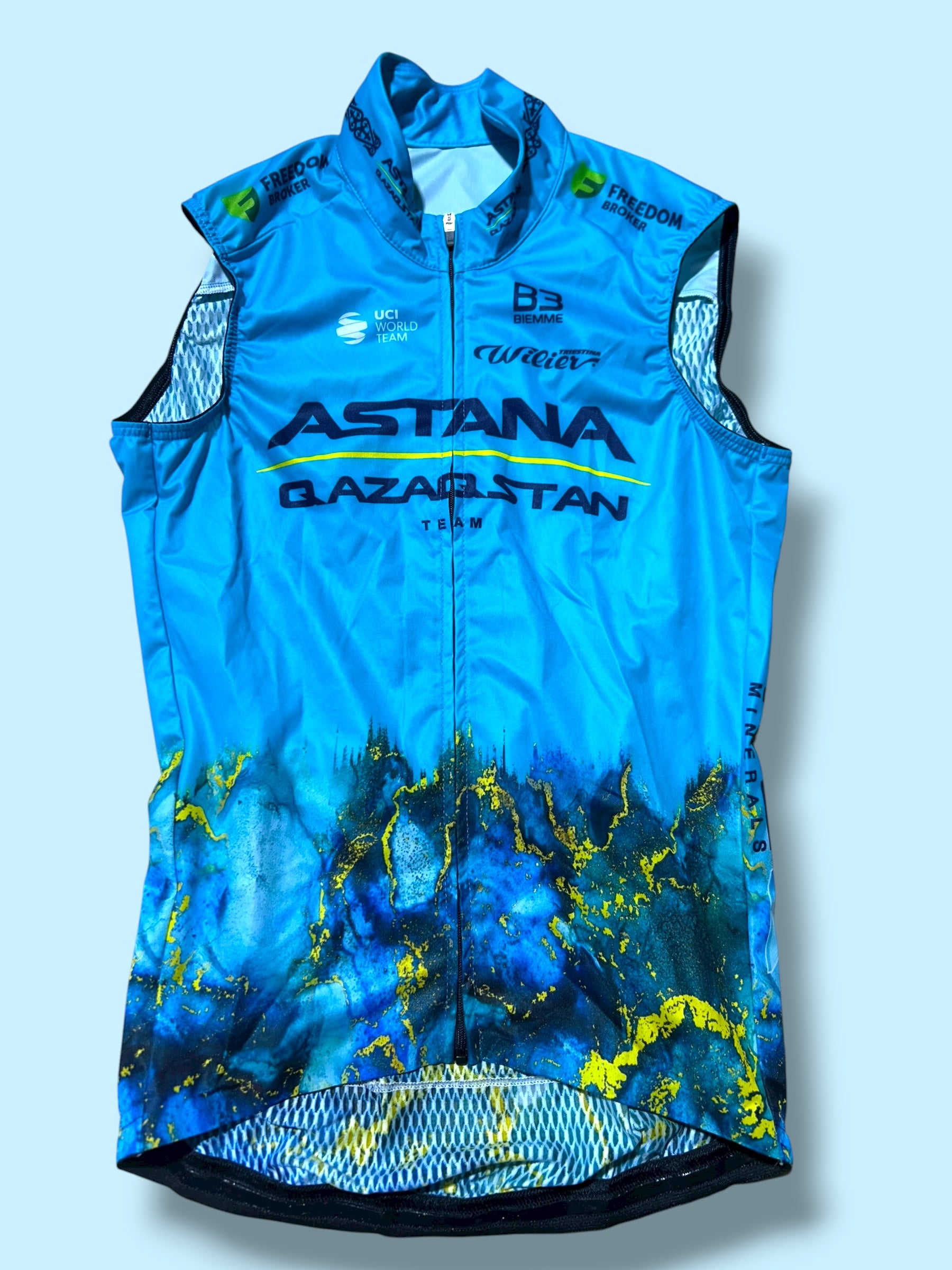 Wind Vest Gilet Packable - Pro Rider Issued |Biemme |Astana |Cycling