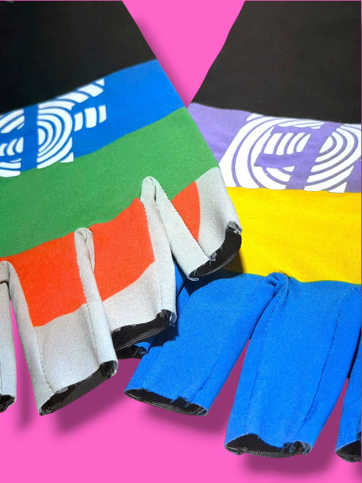 EF 2021 Aero / TT Gloves Kaleidoscope Giro d'Italia Switchout | EF Education First | Rapha Men's Pro Kit