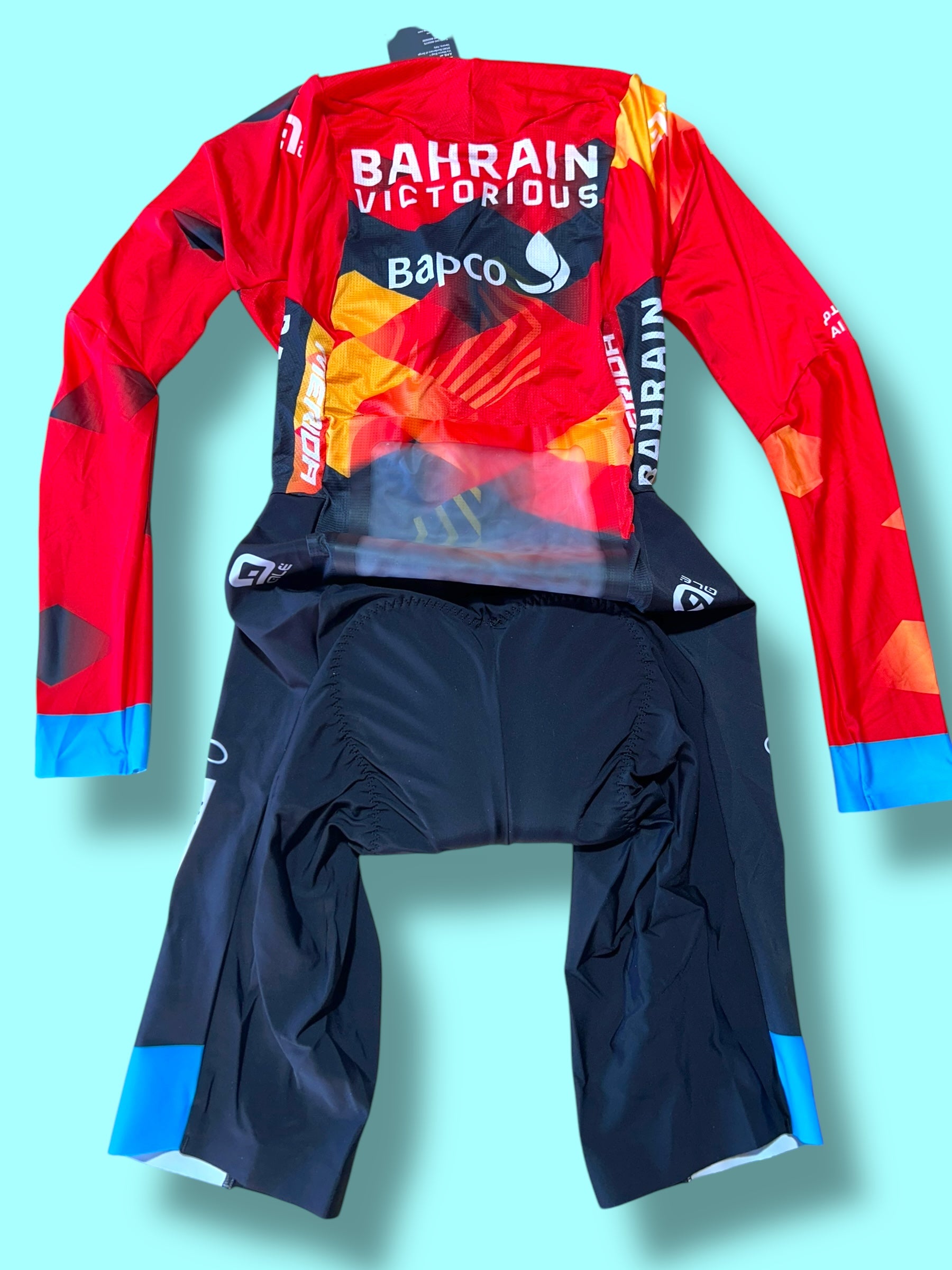 TT Suit Time Trial Triathlon Road Racing  Aerosuit| Ale |Bahrain Victorious| Pro Cycling Kit