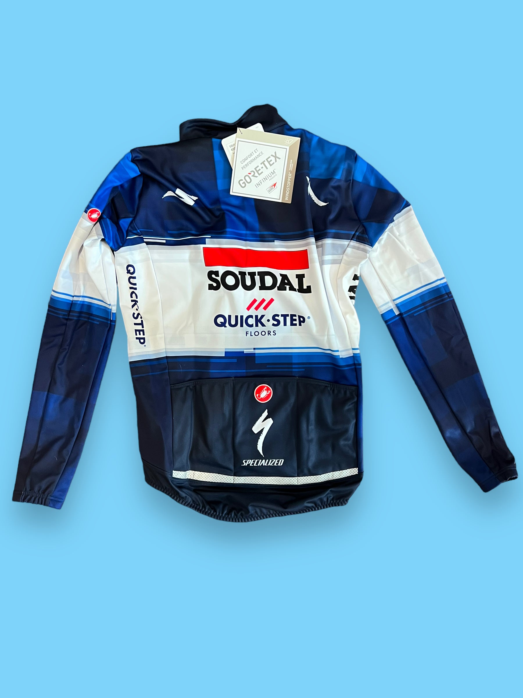 Deep Winter Jacket Thermal Gore-Tex | Castelli | Quick-Step Alpha Vinyl   | Pro Cycling Kit