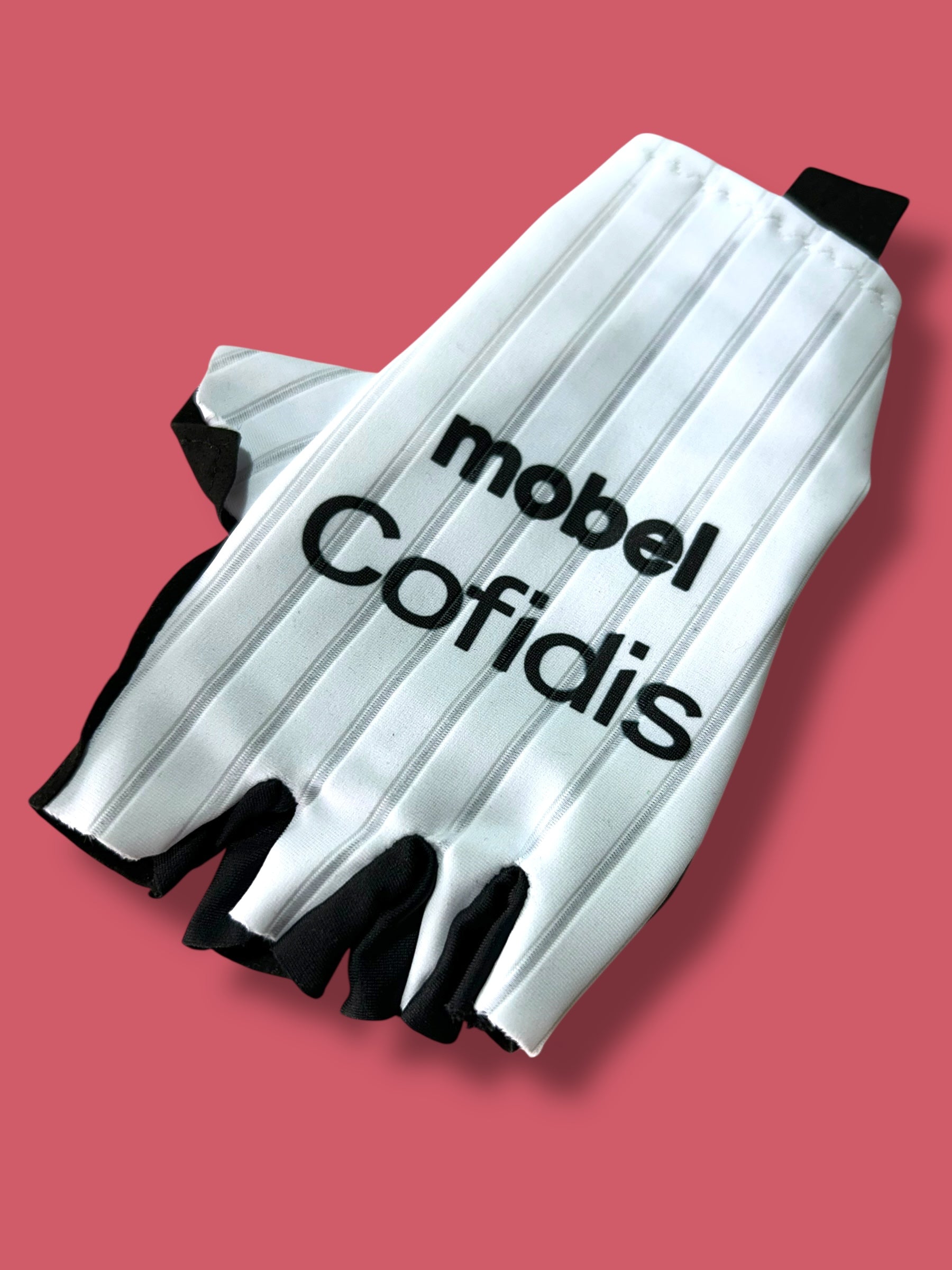Padded Gloves Mitts Race Rider Issued| Mobel |  Cofidis| Pro Cycling Kit