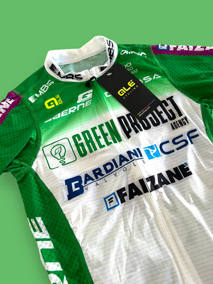 Short Sleeve Jersey + Gloves Bundle | Ale | Bardiani Green Project Pro Team | Pro Cycling Kit