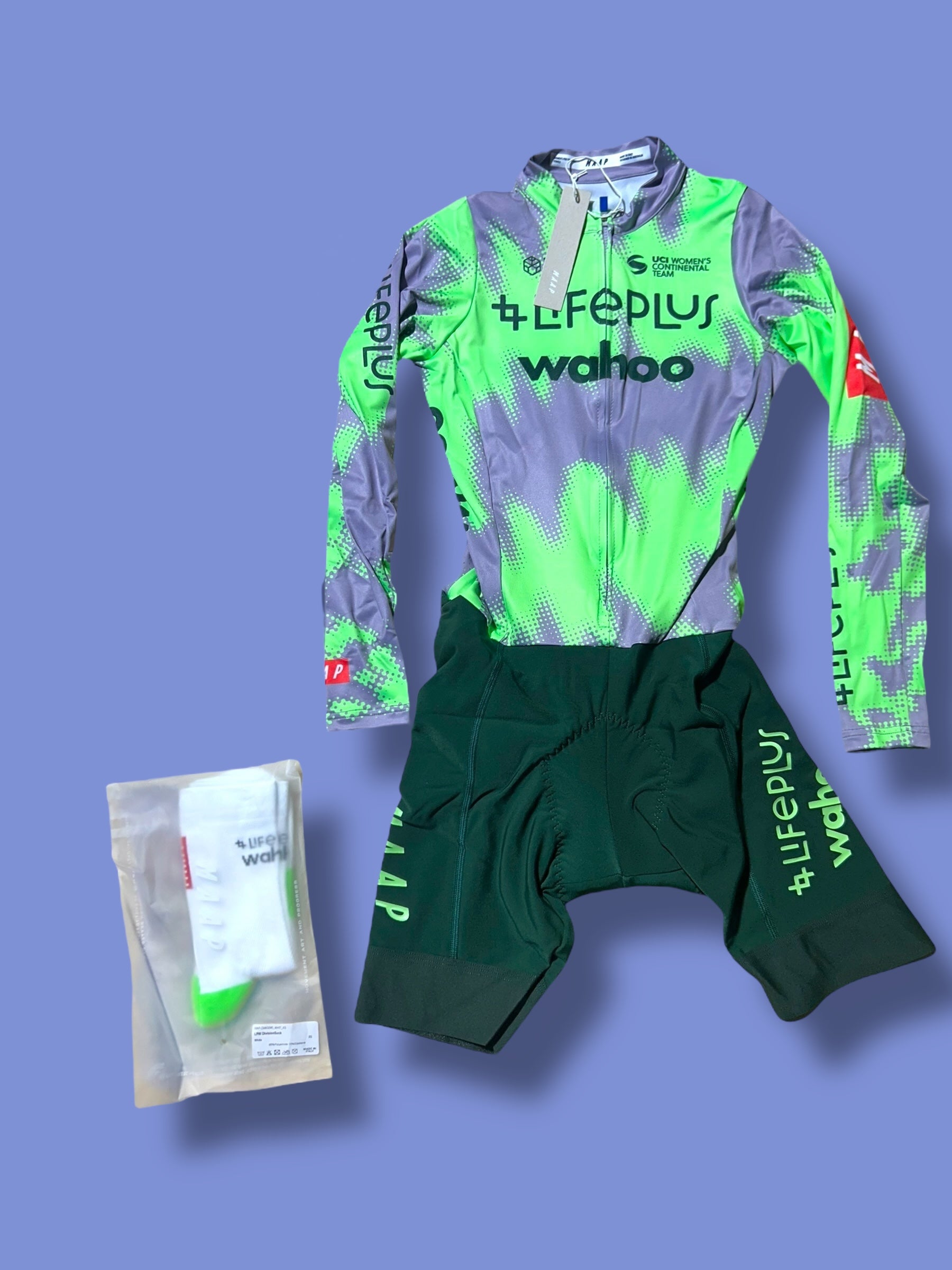 Women's Aerosuit and Socks Bundle   | Lifeplus Wahoo  | MAAP  | Pro Cycling Kit