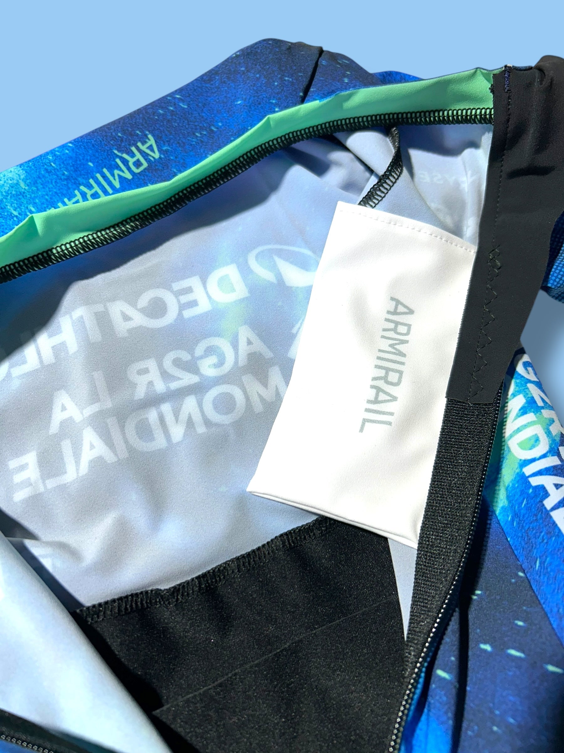 TT Suit Time Trial Aerosuit ARMIRAIL CLM  | Decathlon AG2R La Mondiale  | NoPinz | Pro Cycling Kit