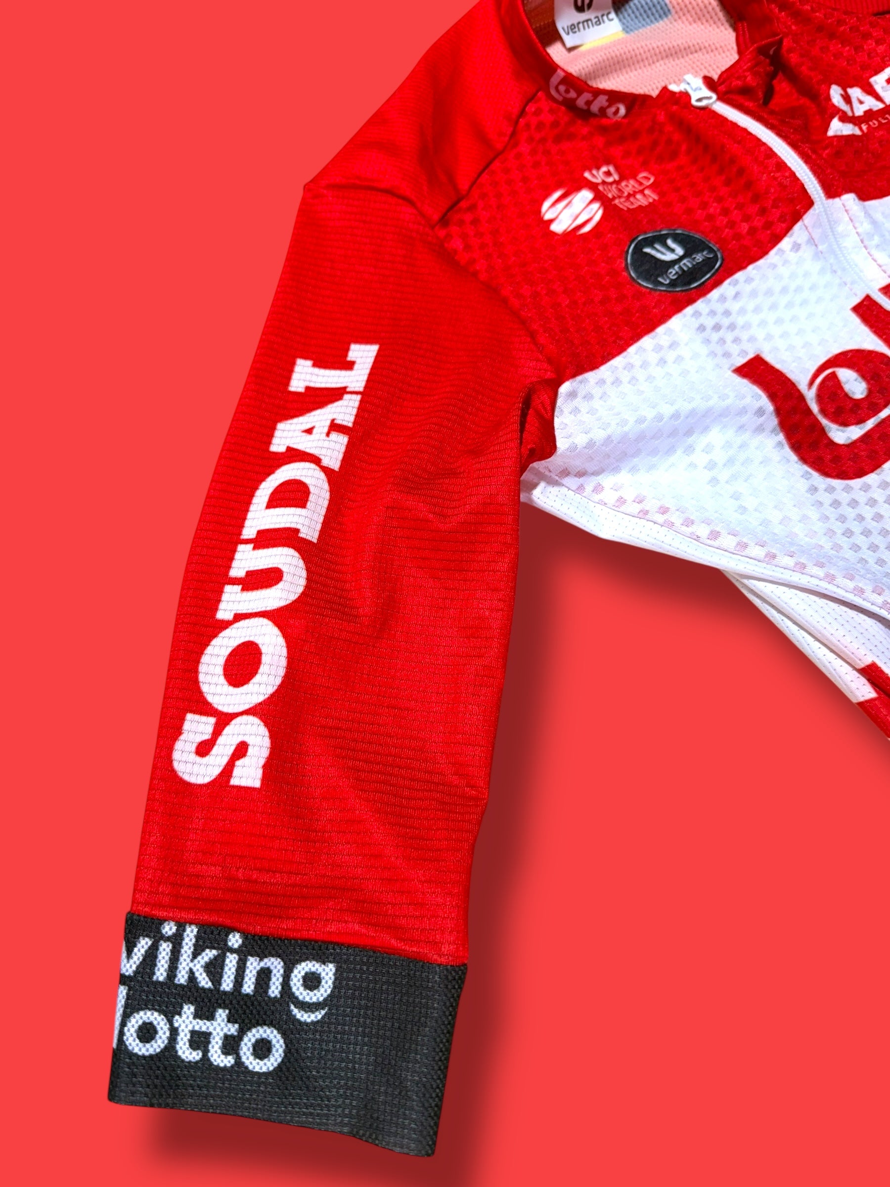 Aero Suit Roadsuit Team Rider Issued |Lotto DSTNY Vermarc| Pro Cycling Kit