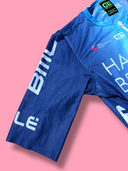 Race Suit Aerosuit Sprintsuit Pockets Rider Issued |Hagens Bermans Ale| Pro Cycling Kit