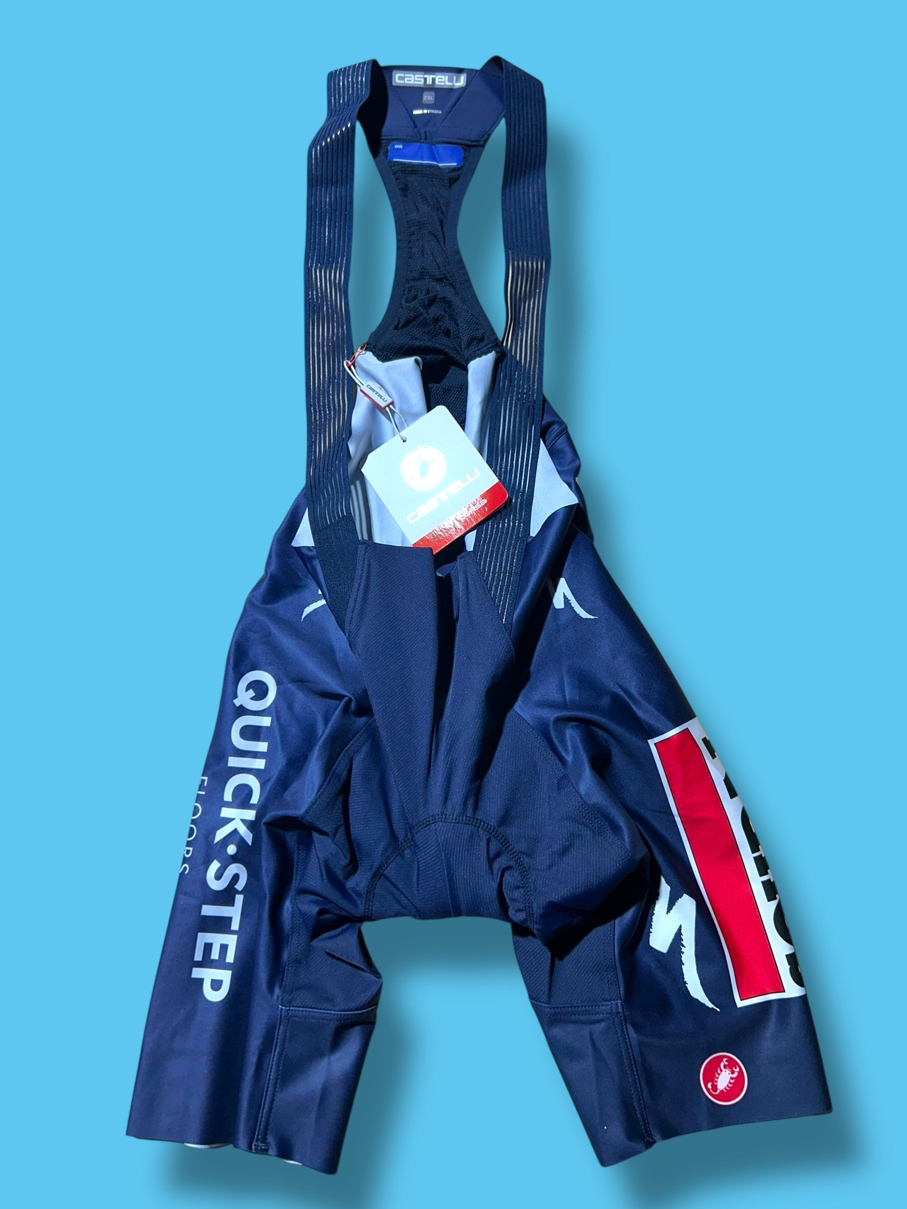 Free Aero RC Bib Shorts Bibs Aero Fast Race | Castelli |  Soudal Quick-Step| Pro Cycling Kit