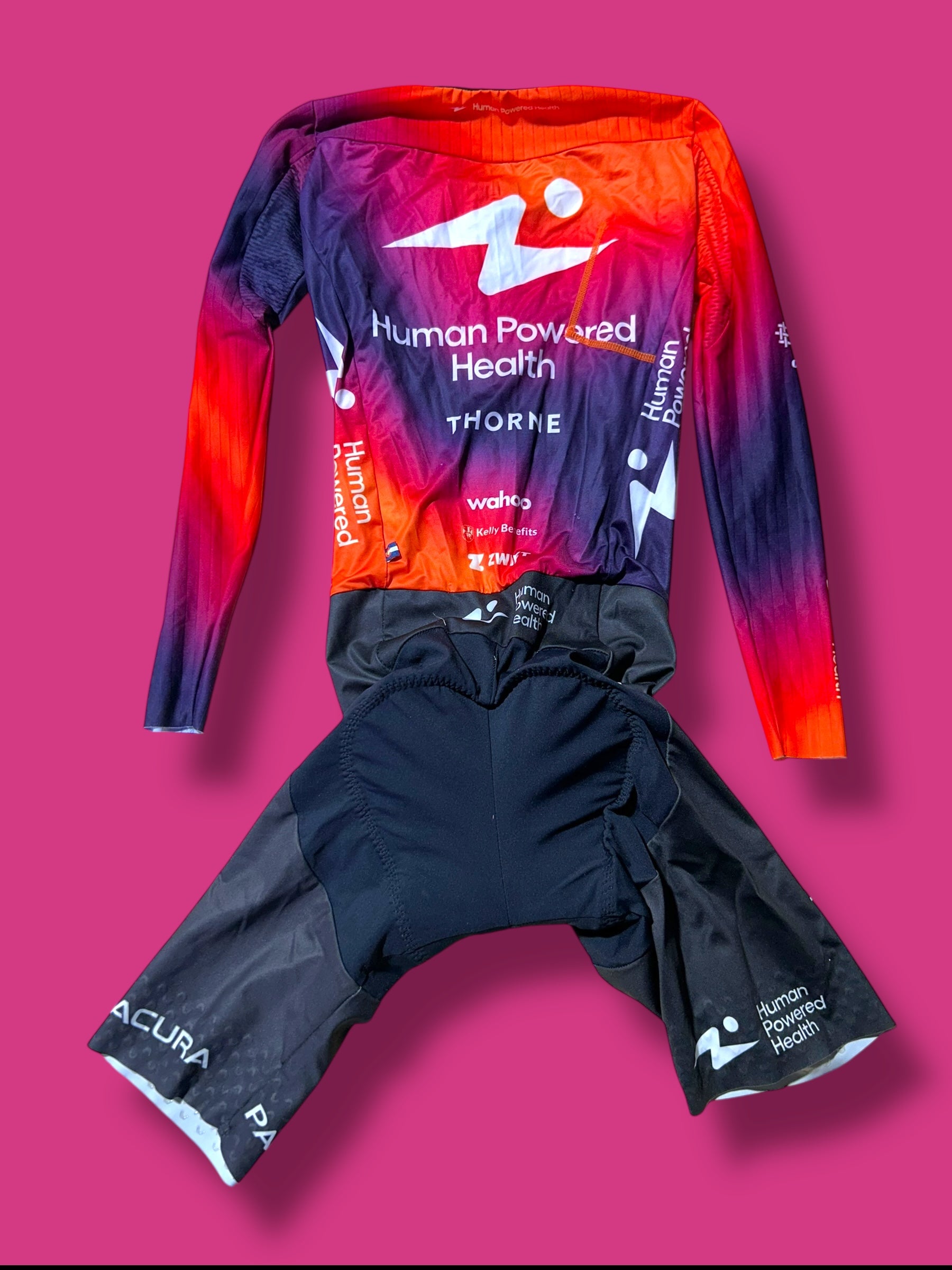 TT Suit Time Trial With Aero Overshoes and Aero Gloves | Human Powered Health HPH  | Pactimo  | Pro Cycling Kit