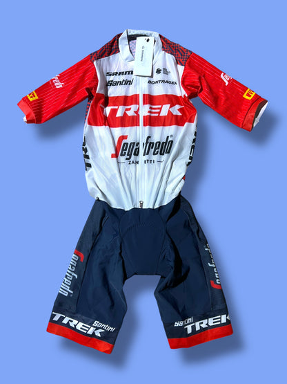 Summer Aero Suit Roadsuit Sprint Suit Team Issued! | Santini | Trek Segafredo | Pro Cycling Kit