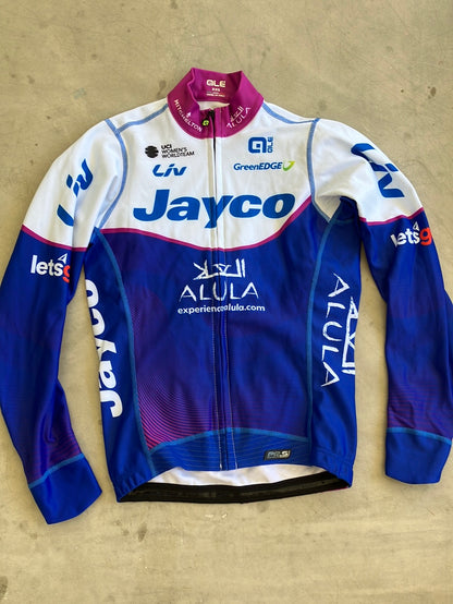 Women's Winter Jersey Long Sleeve | Ale | Jayco Alula Women | Pro-Issued Cycling Kit