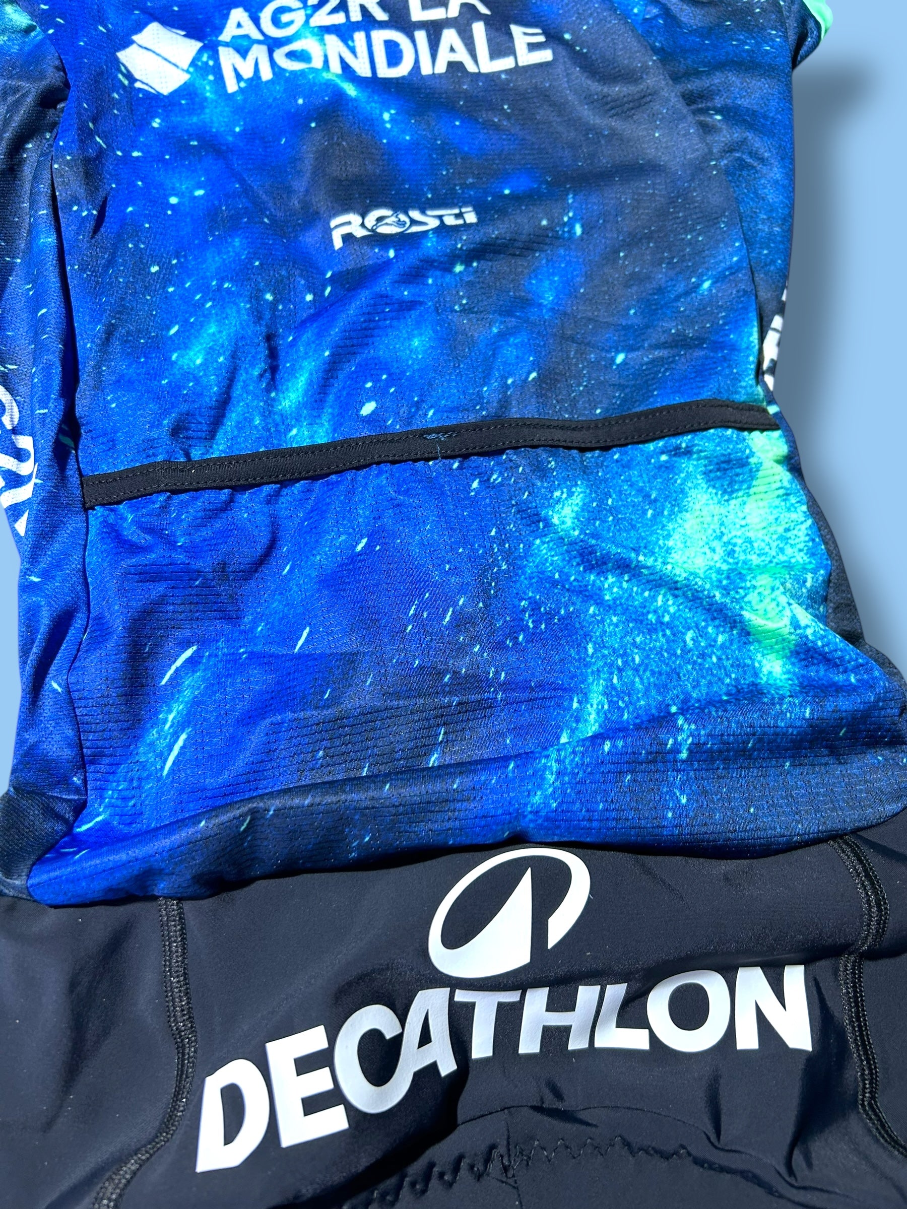 Roadsuit Aerosuit Racing Body| Decathlon AG2R La Mondiale  | Rosti | Pro Cycling Kit