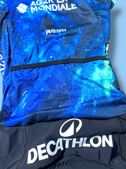 Roadsuit Aerosuit Racing Body| Decathlon AG2R La Mondiale  | Rosti | Pro Cycling Kit