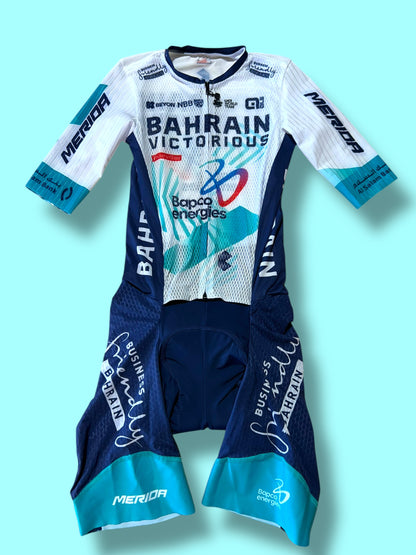 Aerosuit Summer Mesh Road Racing Triathlon Roadsuit| Ale |Bahrain Victorious| Pro Cycling Kit