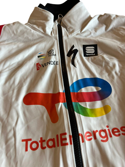 Light Winter Jacket Polartec Waterproof | Sportful | Total Energies | Pro Cycling Kit