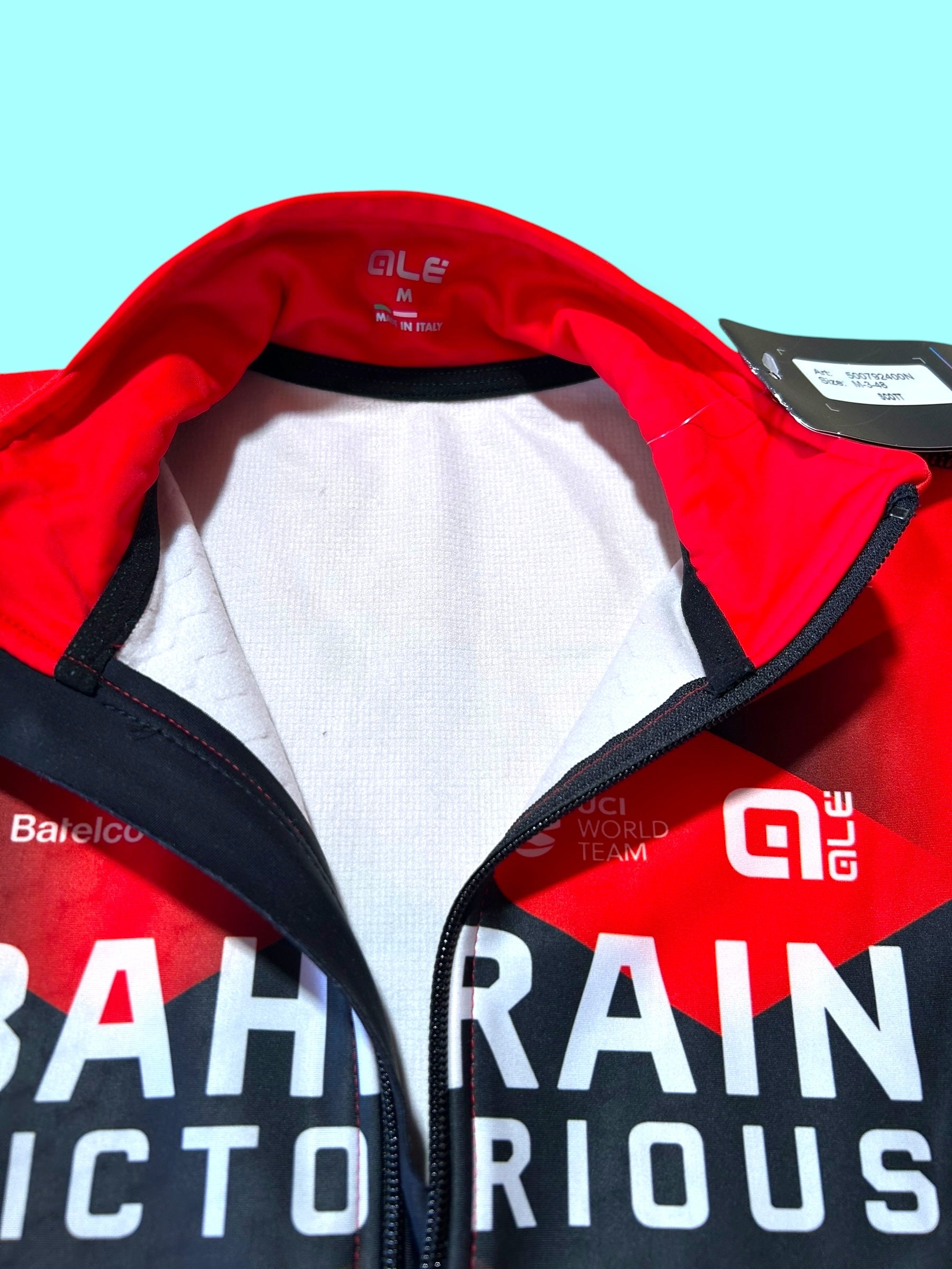 Long Sleeve Jacket Gabba Windproof  Thermal Winter | Ale |Bahrain Victorious| Pro Cycling Kit