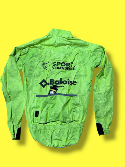 Waterproof Jacket Cape Rain  Windproof  | Vermarc |  Flanders Baloise| Pro Cycling Kit