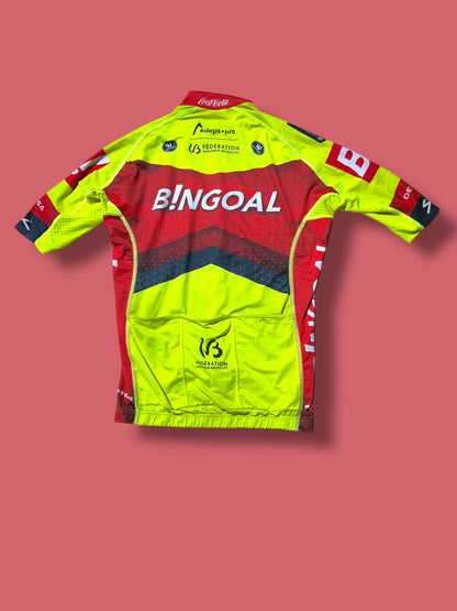 Aero Jersey Team Rider Issued| Bingoal Vermarc| Pro Cycling Kit