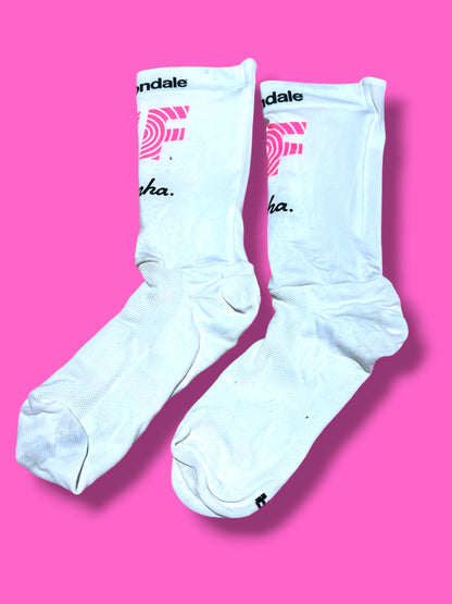 EF Pro Team Aero Socks Rapha - White | EF Education First | Rapha Men's Pro Kit
