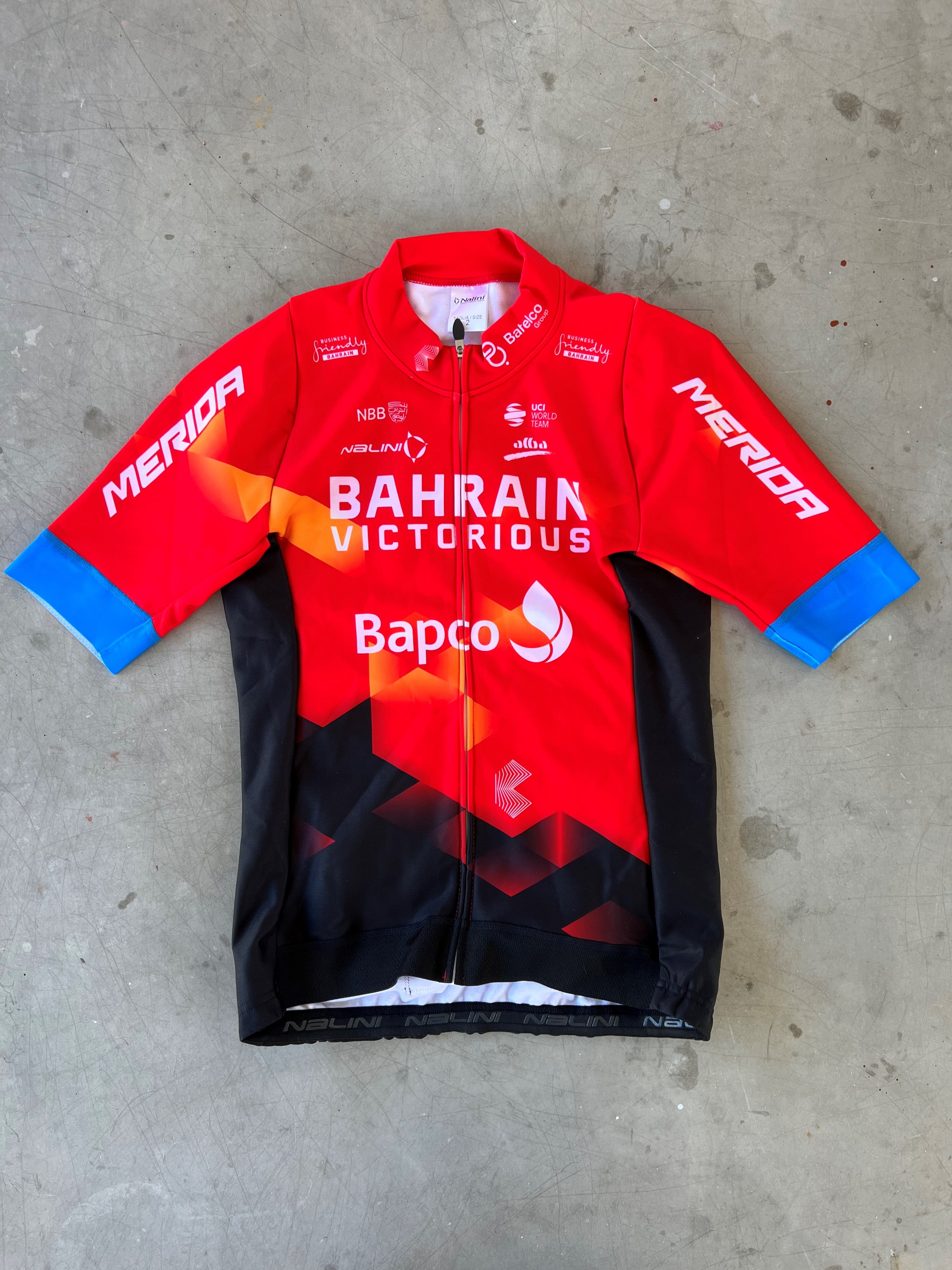 Bahrain | Nalini Bundle - Thermal Short Sleeve Jersey, Bibs, Thermal Gilet | M | Rider-Issued Pro Team Kit