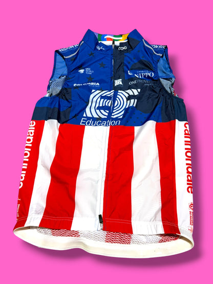National Champion USA Wind Vest Giro d Italia Switch Out Lightweight | EF Education First | Rapha Men's Pro Kit