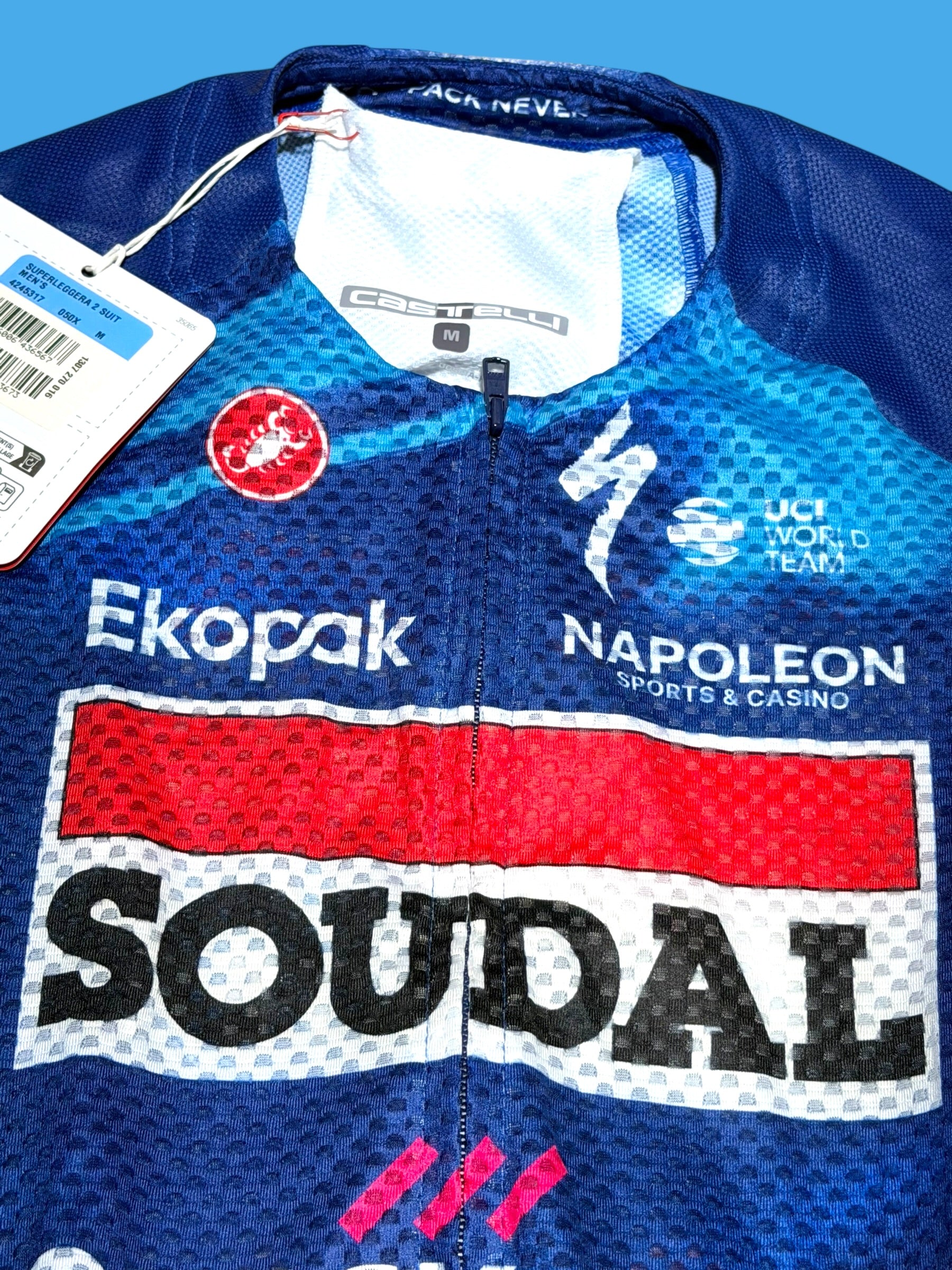 Superleggera 2 Race Suit Aerosuit |Castelli|Soudal Quick-Step