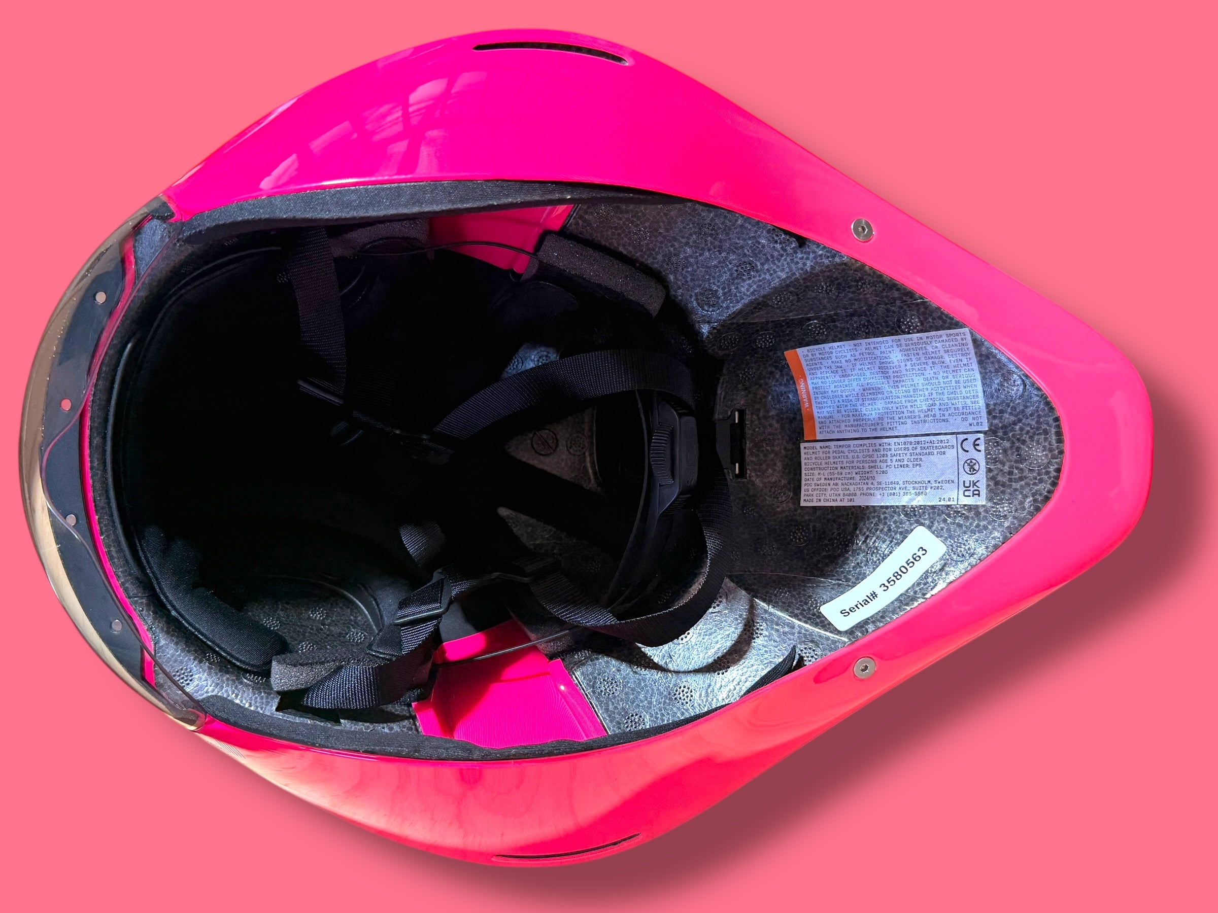 POC Tempor TT Helmet Rider Issued EF Education First|Cycling