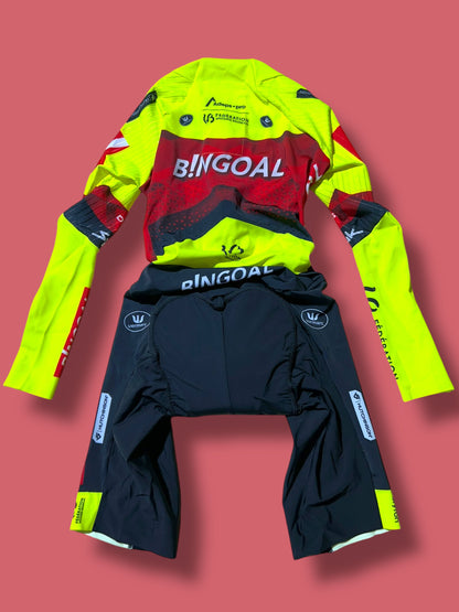 TT Suit Time Trial Skinsuit  | Bingoal Vermarc| Pro Cycling Kit