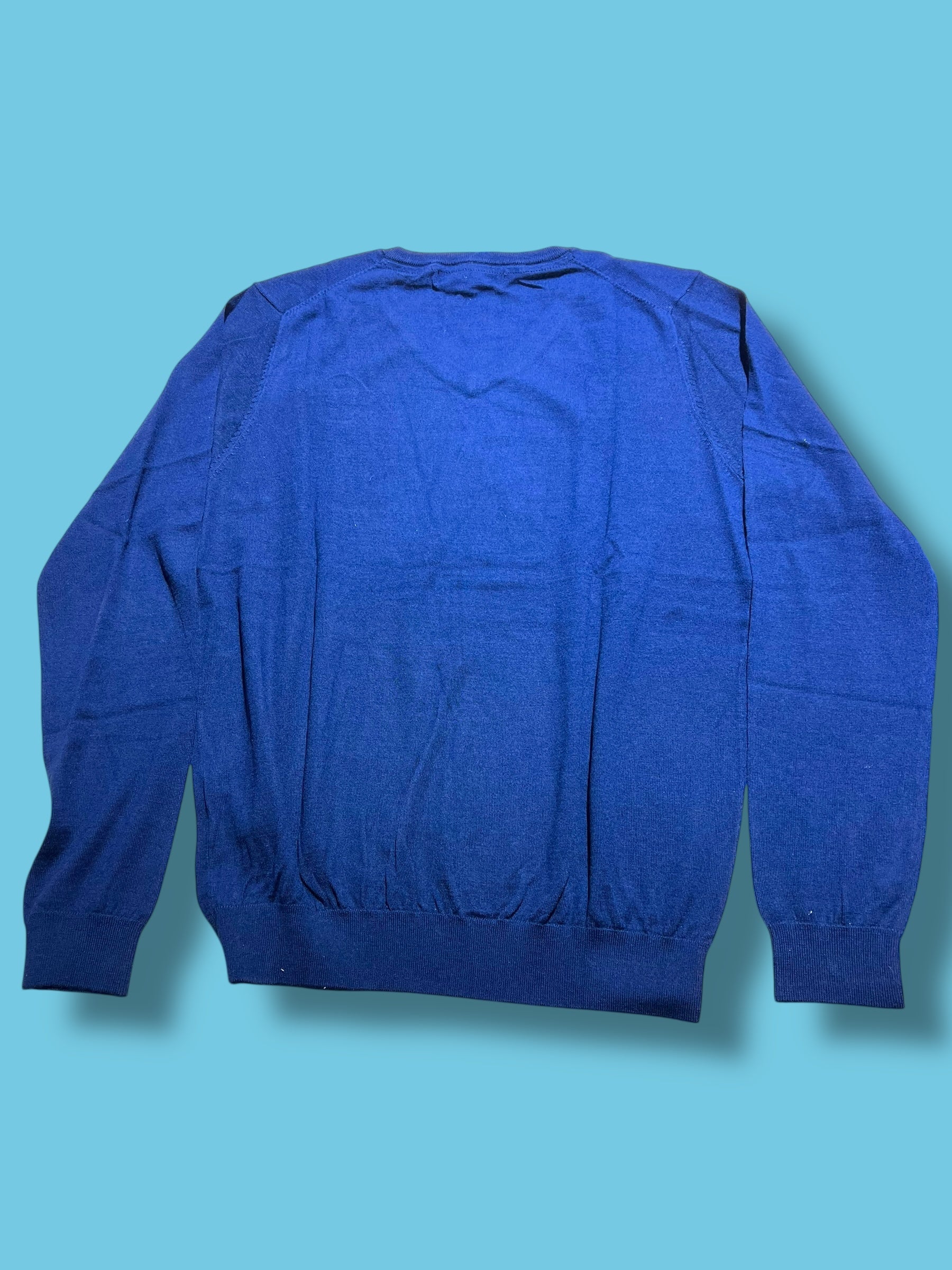 Casual Light Merino Wool V-Neck Jumper / Pullover | Soudal Quick-Step | Pro Cycling Kit