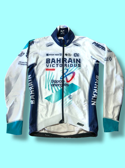 Long Sleeve Jacket Gabba Windproof  Thermal Winter | Ale |Bahrain Victorious| Pro Cycling Kit