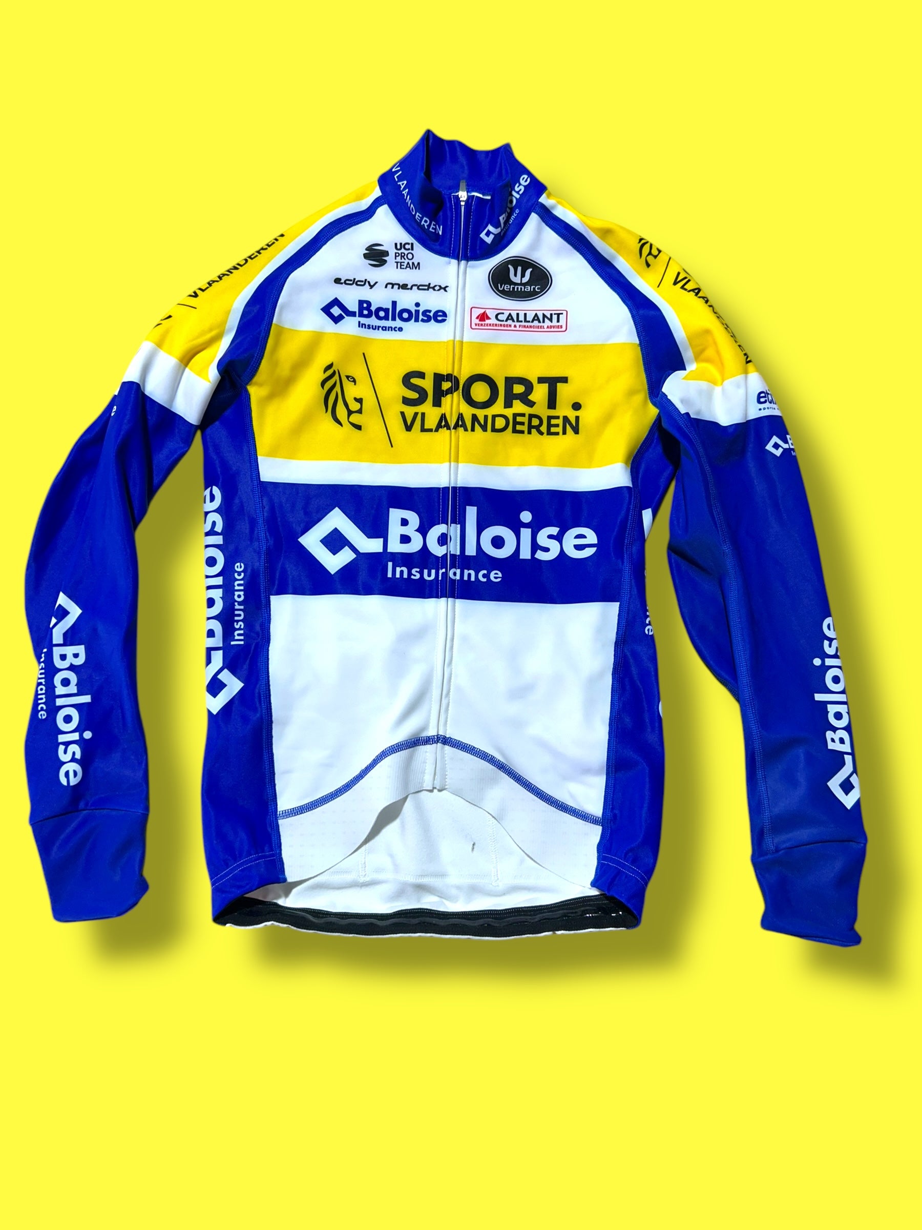 WInter Jersey Thermal  | Vermarc |  Flanders Baloise| Pro Cycling Kit
