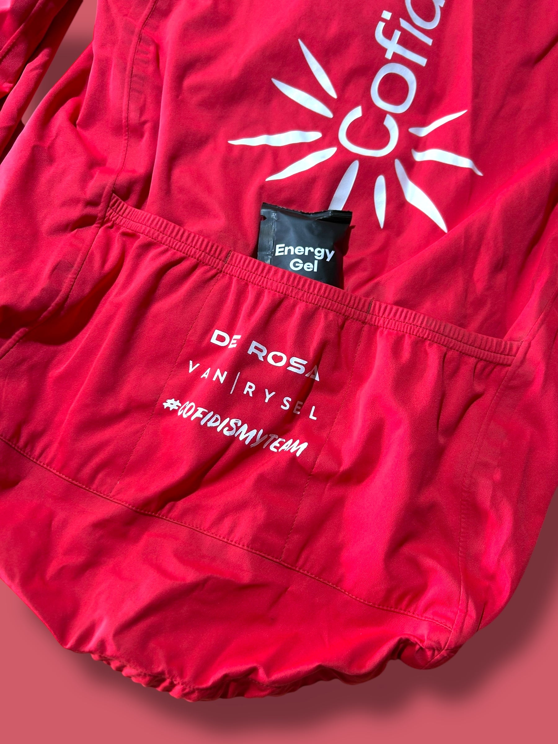 Thermal Rain Jacket Packable  Rider Issued Winter WIndstopper|  Van Rysel |  Cofidis| Pro Cycling Kit