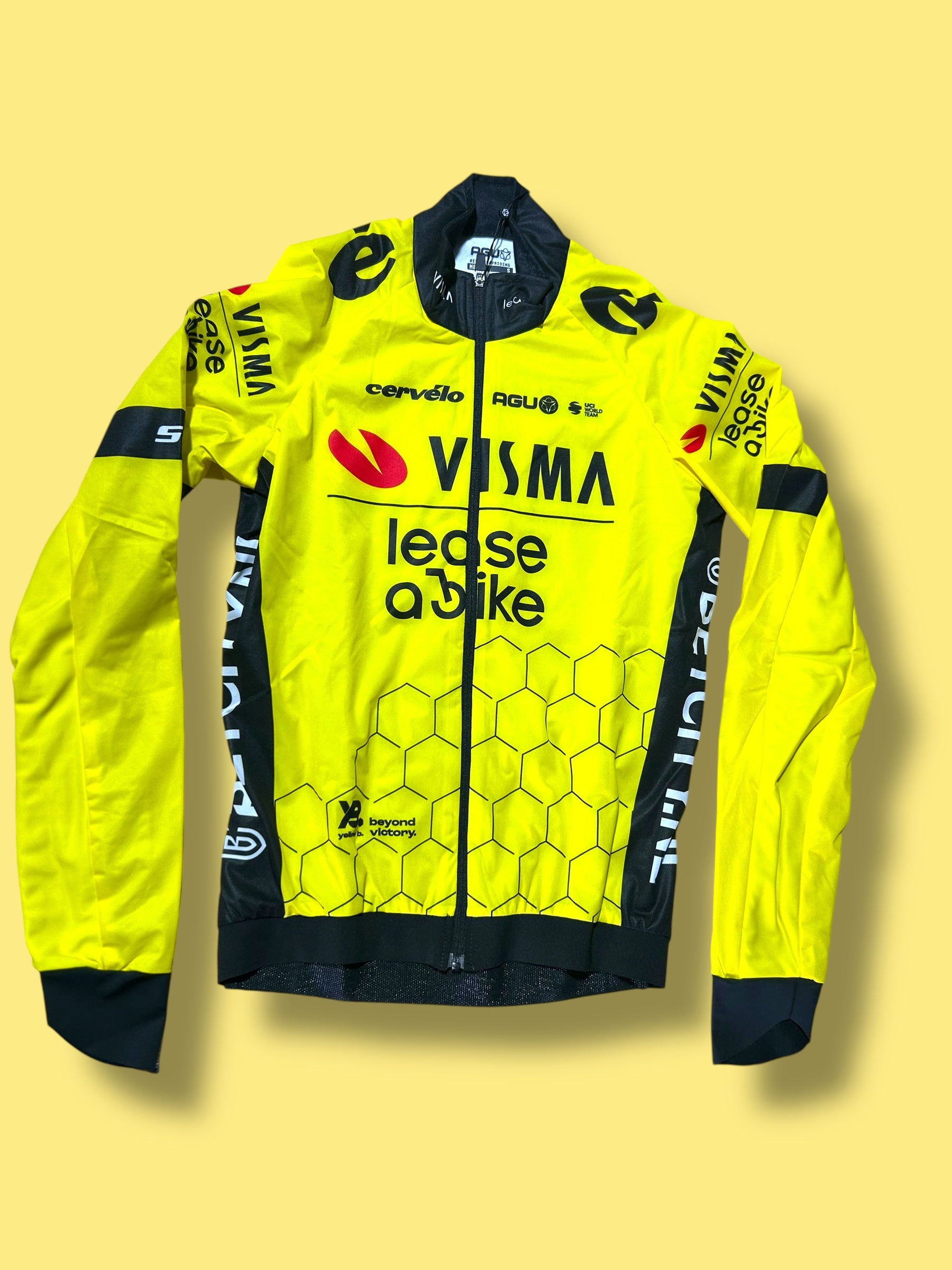 Winter Thermal Fleece Jacket -  Rider Issued | Jumbo Visma  | Agu | Pro Cycling Kit