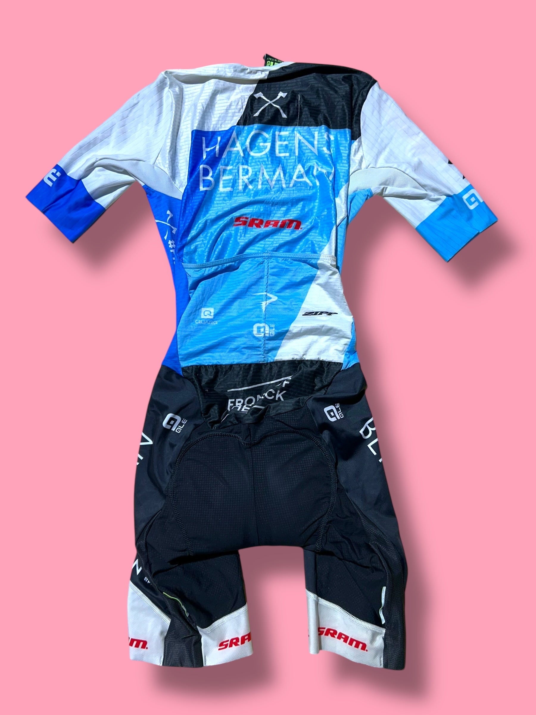 Race Suit Aerosuit Sprintsuit Pockets Rider Issued |Hagens Bermans Ale| Pro Cycling Kit