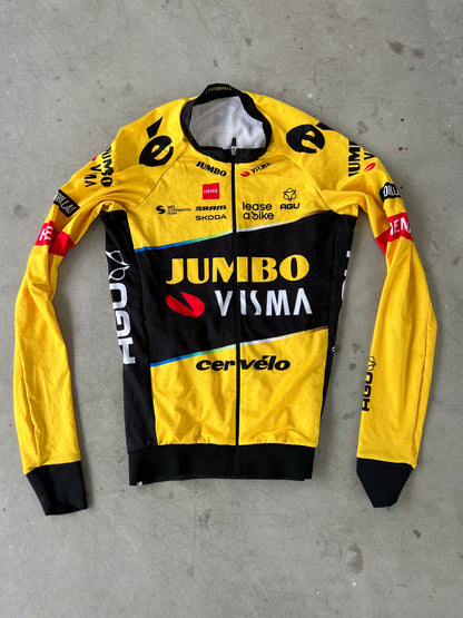 Jumbo Visma | Agu Winter Bundle - Long Sleeve Jersey and Padded Tights | XS | Rider-Issued Pro Team Kit