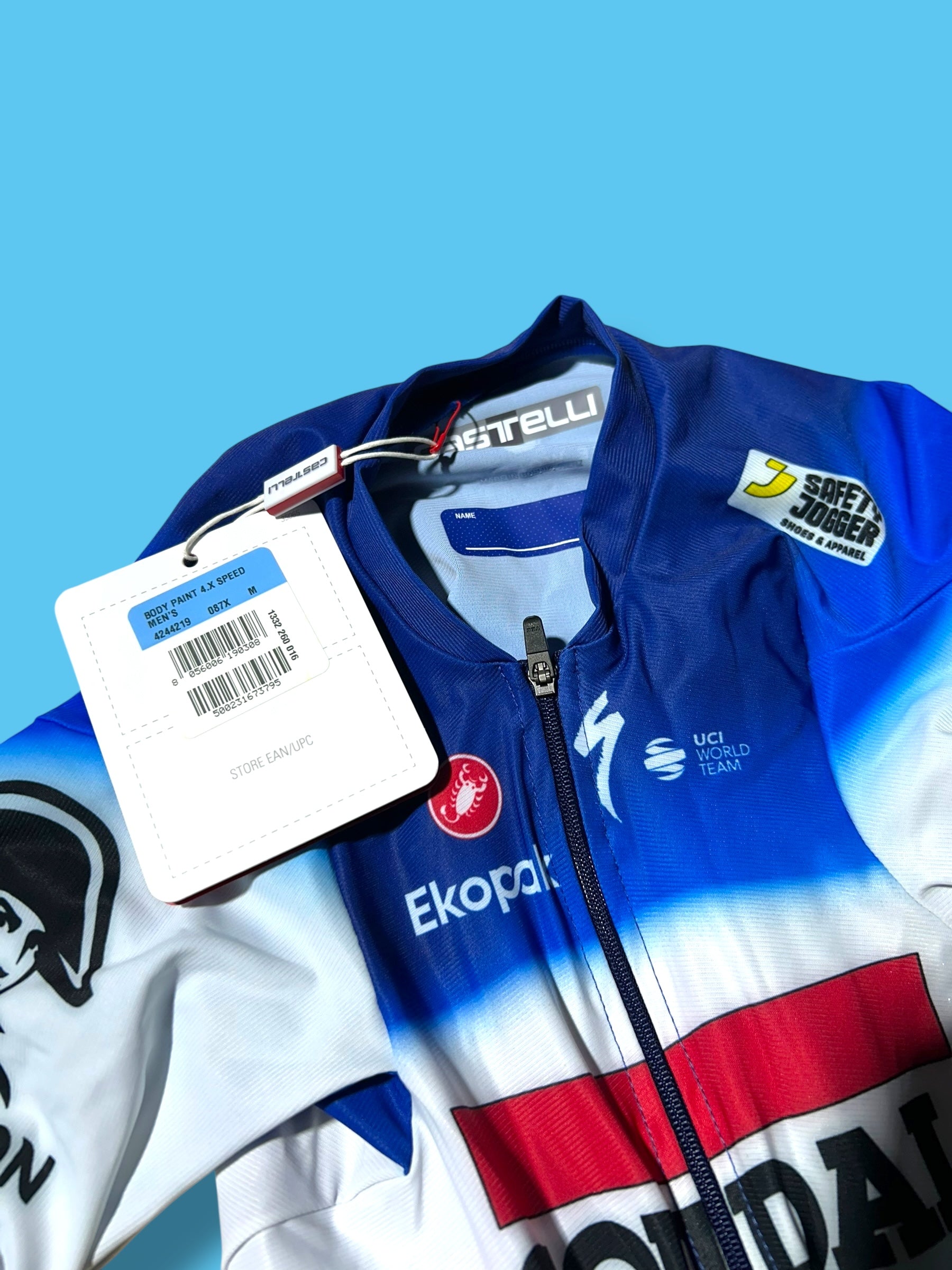 Bodypaint 4.x Speed Suit  TT Suit Time Trial Triathlon Aerosuit  Pro Rider Issued | Castelli |  Soudal Quick-Step Cycling Kit