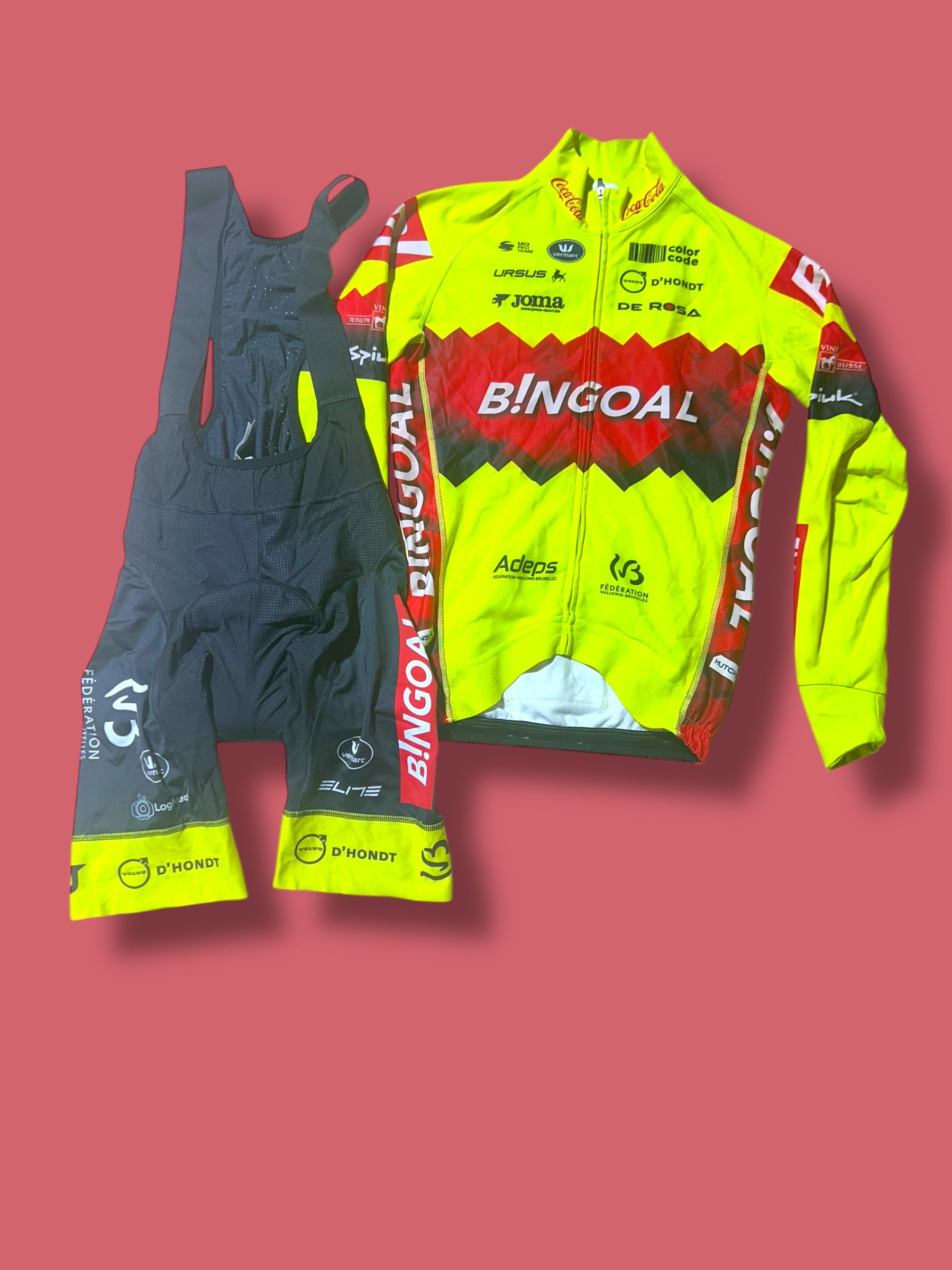 Thermal Jersey and Bib Shorts  Bundle | Bingoal Vermarc| Pro Cycling Kit