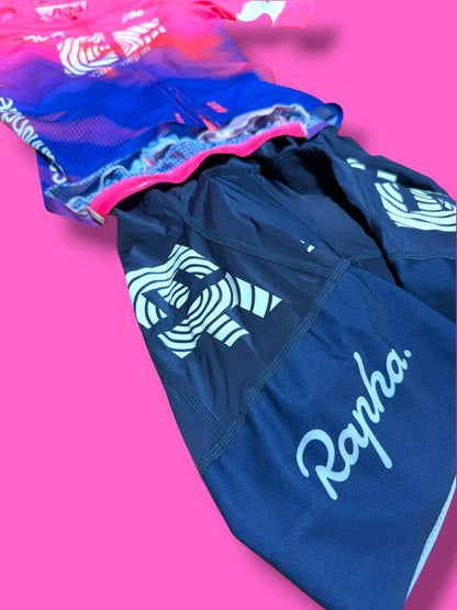 EF 2019 Pro Team Bib Shorts & Flyweight Jersey Bundle | EF Education First | Rapha Men's Pro Kit