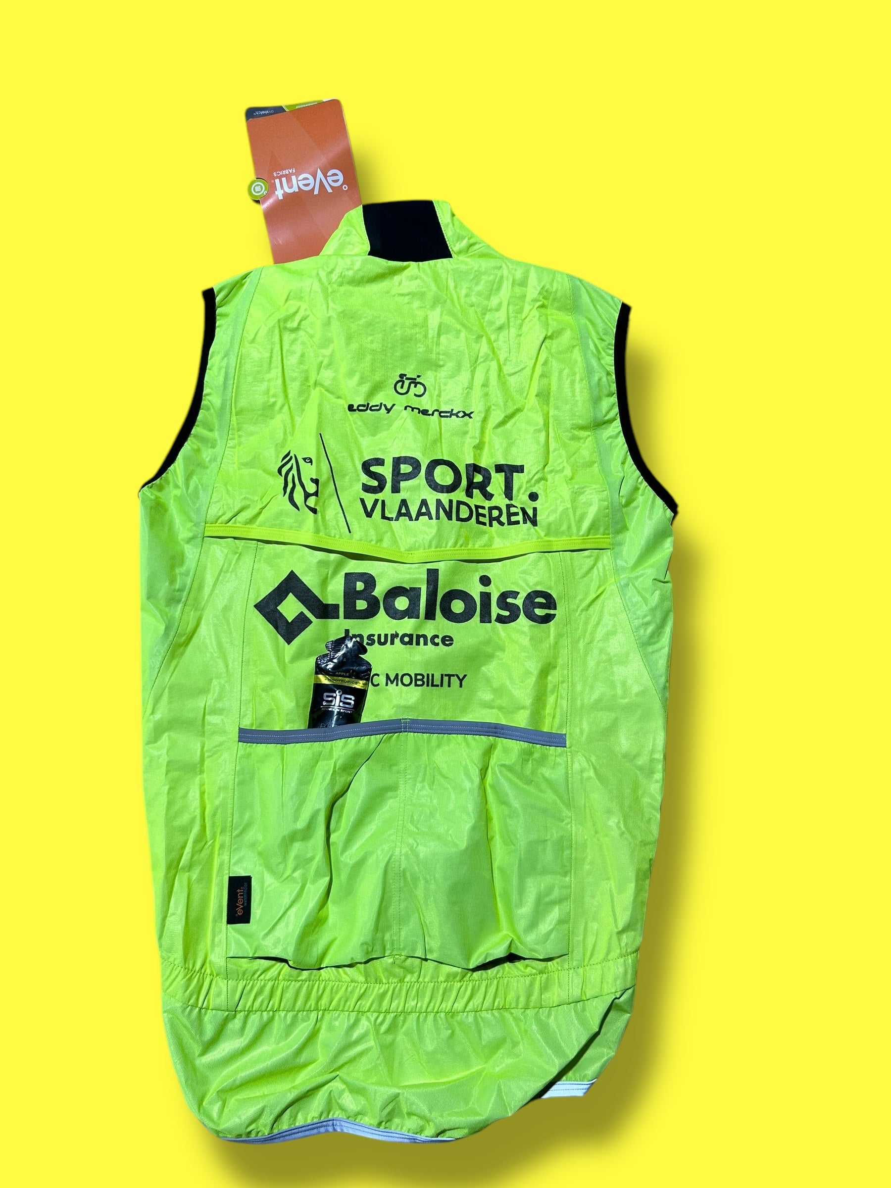 Waterproof Vest Rain Gilet  Windproof  | Vermarc |  Flanders Baloise| Pro Cycling Kit