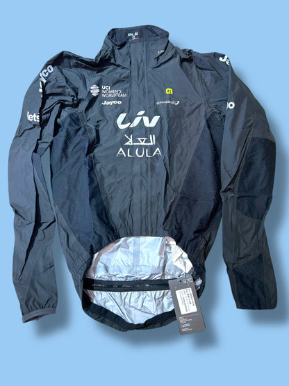 Rain Jacket Winter Waterproof Klimatik Racing Packable Womens| Ale |  Jayco Alula| Pro Cycling Kit