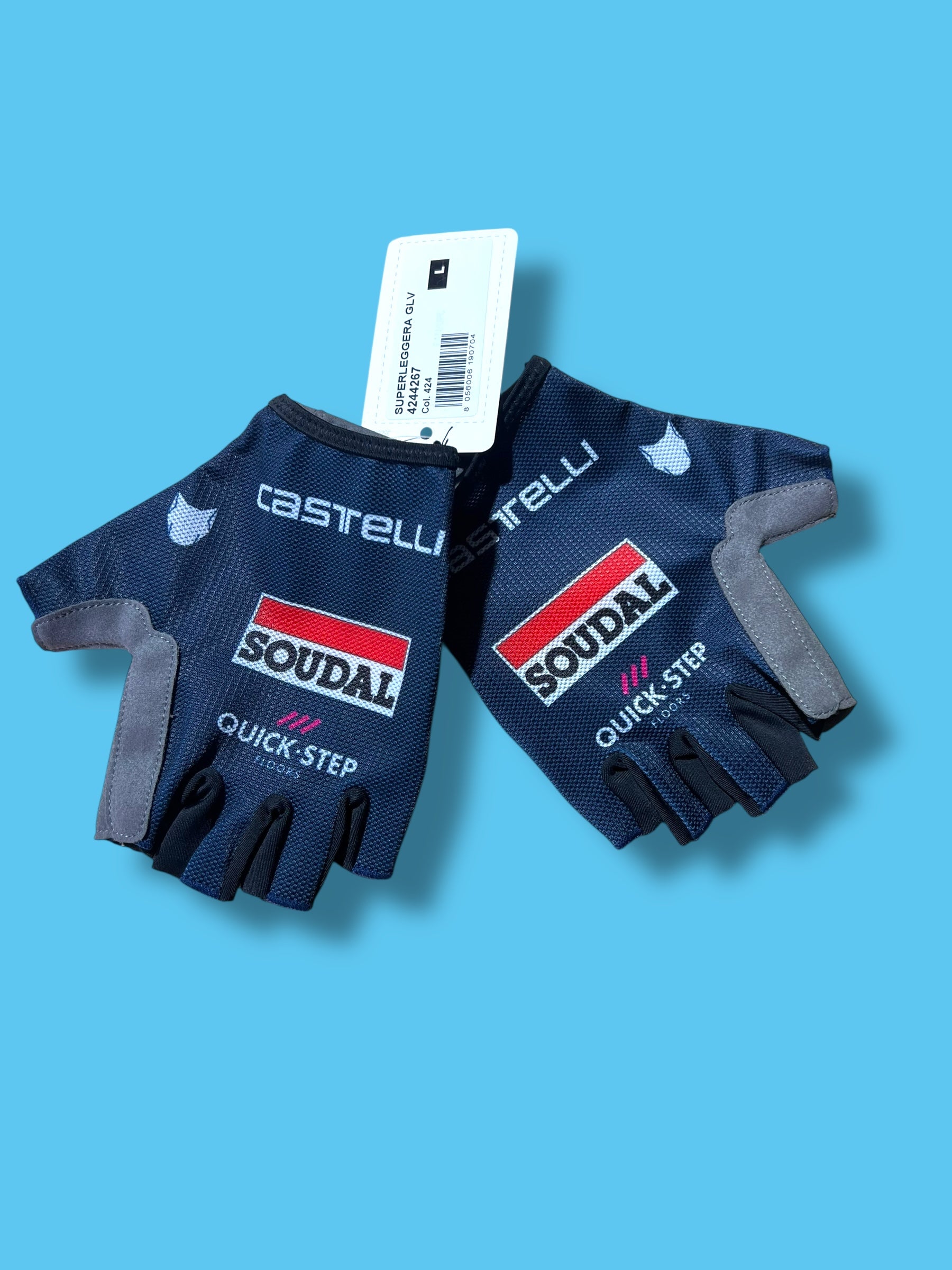 Superleggera Glove Summer Vented Gloves Race Mitts Unpadded   | Castelli |  Soudal Quick-Step| Pro Cycling Kit