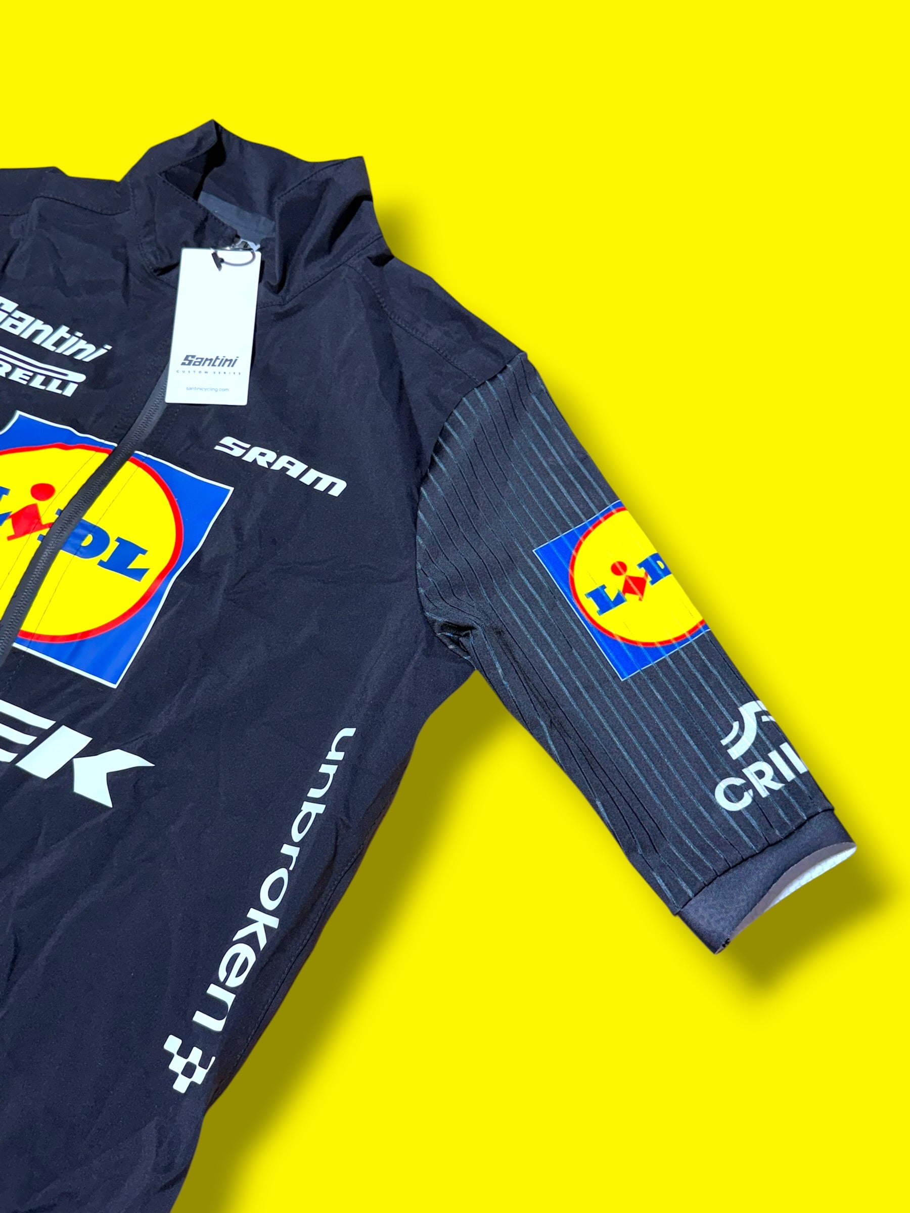 Aero Rain Jacket Gabba Unisex |Lidl Trek |Pro Cycling