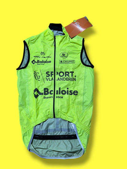 Waterproof Vest Rain Gilet  Windproof  | Vermarc |  Flanders Baloise| Pro Cycling Kit