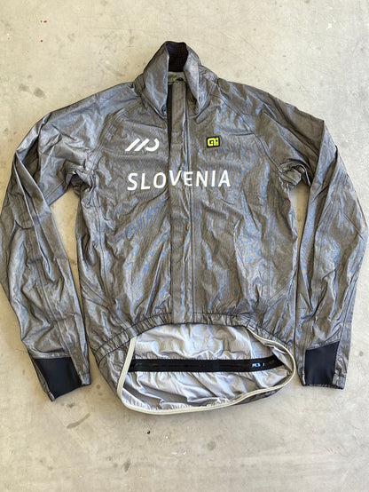 Rain Jacket Waterproof Winter | Ale | Slovenia National Team | Pro Cycling Kit