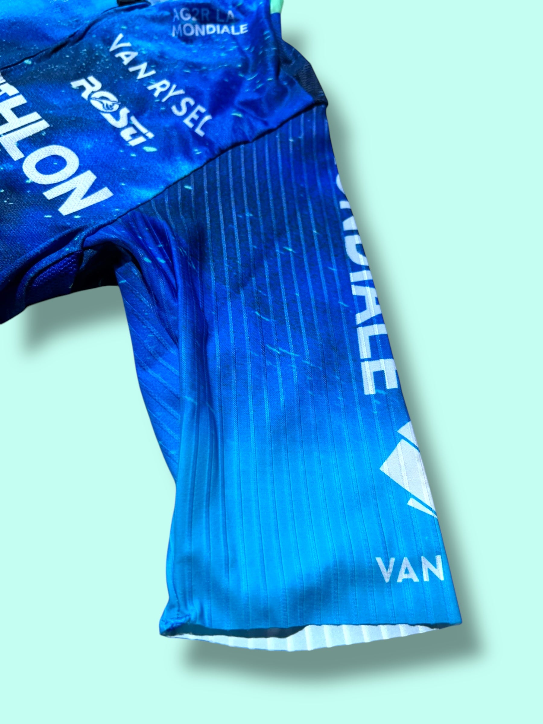 Aero Jersey BAUDIN Short Sleeve Racing Maillot   | Decathlon AG2R La Mondiale  | Rosti | Pro Cycling Kit