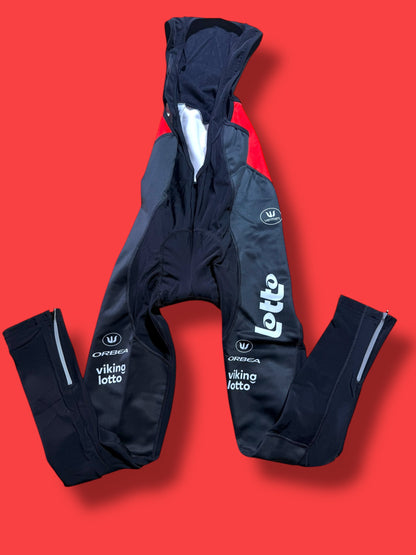 Windproof Water Resistant Bib Tights Team Rider Issued |Lotto DSTNY Vermarc| Pro Cycling Kit