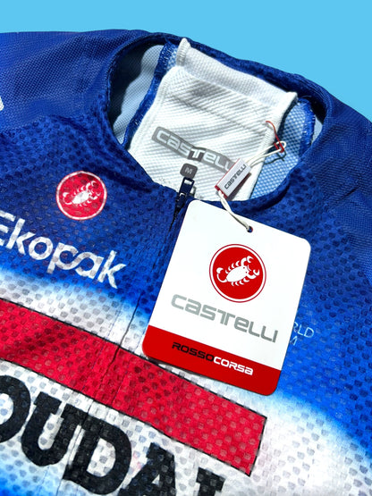 Superleggera Speed Suit Aerosuit Road Racing  Pro Rider Issued | Castelli |  Soudal Quick-Step Cycling Kit