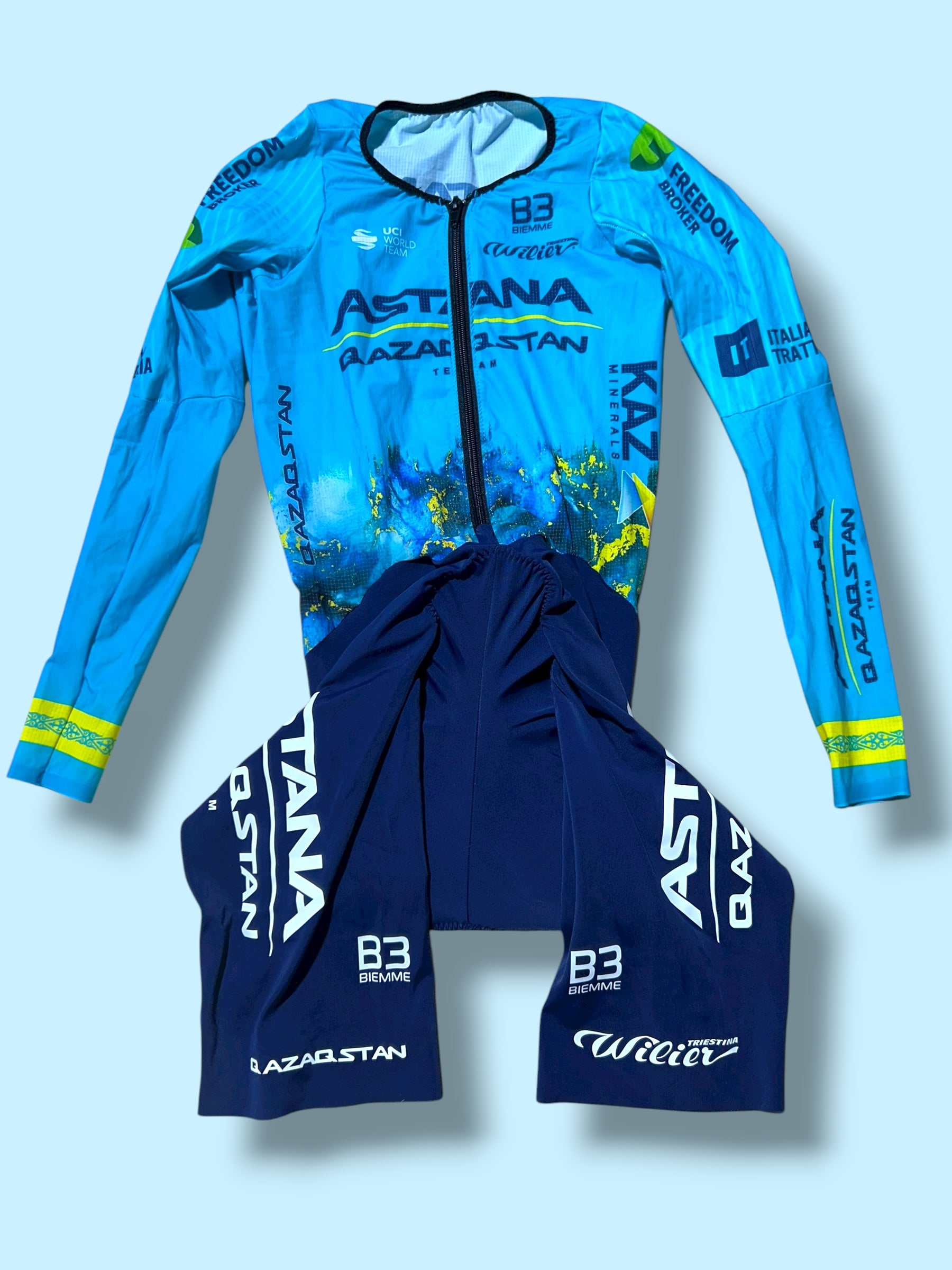 TT Suit Aero Suit Long Sleeve - Pro Rider Issued | Biemme | Astana | Cycling